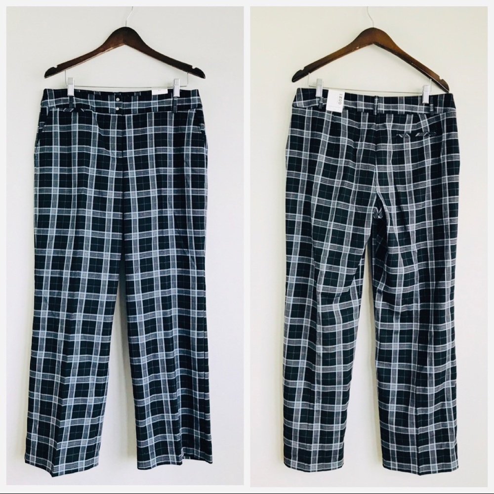 Izod ClassiX Plaid Golf Pants NWT